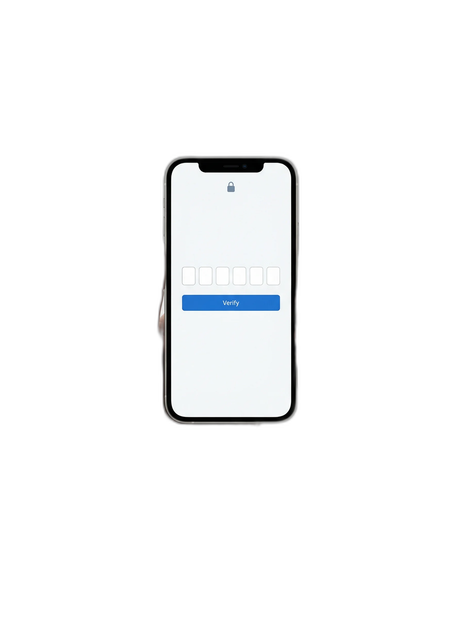 OTP code entry on mobile device